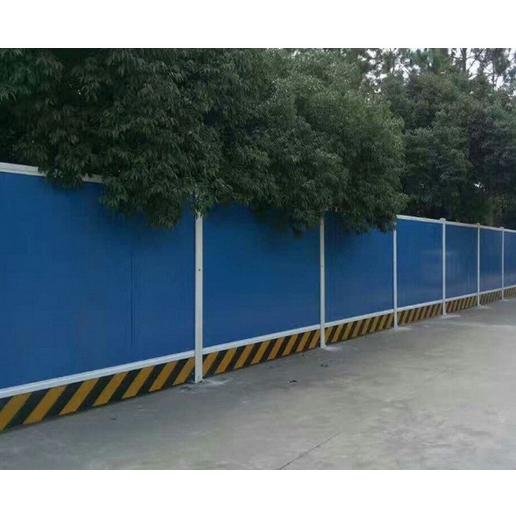 南安工地围栏 工程围挡 彩钢板施工围墙 PVC围挡彩钢板围墙