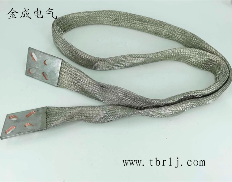 镀锡铜编织线软连接 接地线 电气设备铜编织带 柔软接地铜编织线