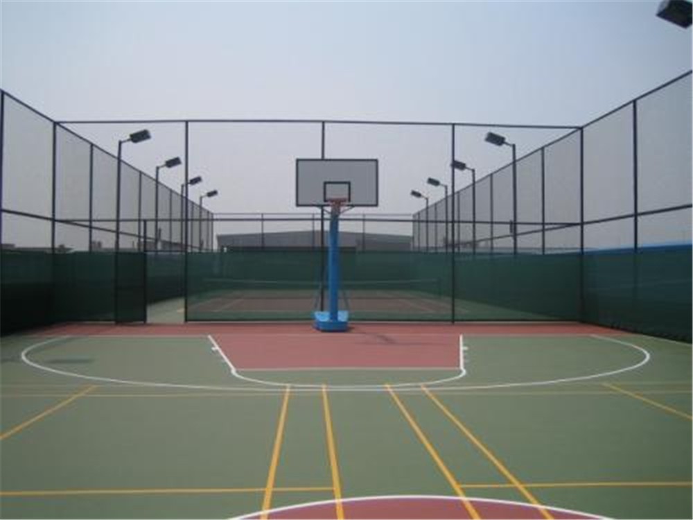 东莞室内外篮球场羽毛球场足球场设施施工团队 硅pu篮球场建设