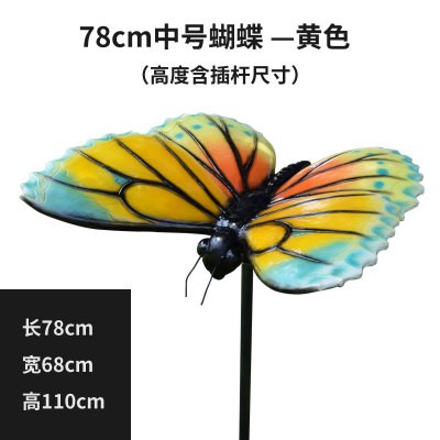 泉州厂家直销 仿真蝴蝶动物 玻璃钢雕塑 工艺品批发