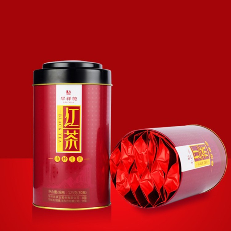 華祥苑茶葉 武夷山小種紅茶 傳統工藝制作罐裝紅茶 蜜香顯著250g