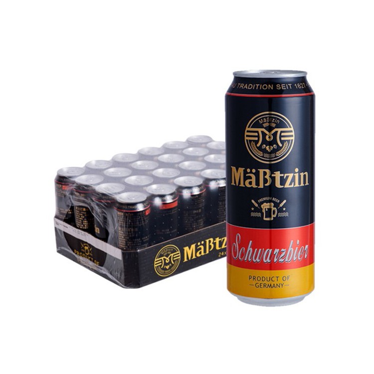 麦士汀Mabtzin黑啤酒 500ml*24听 整箱装 德国进口啤酒 举报