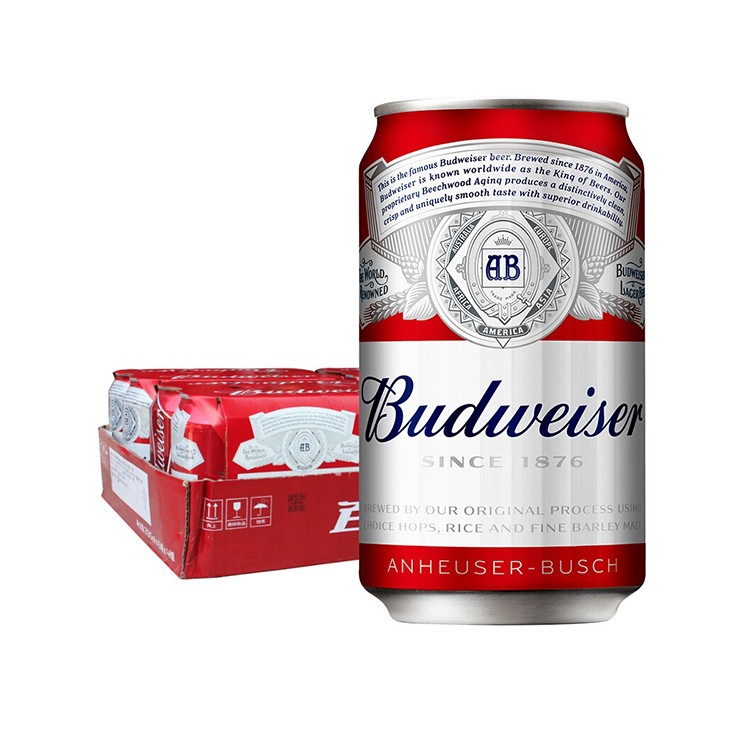 Budweiser 百威啤酒330ml*24听