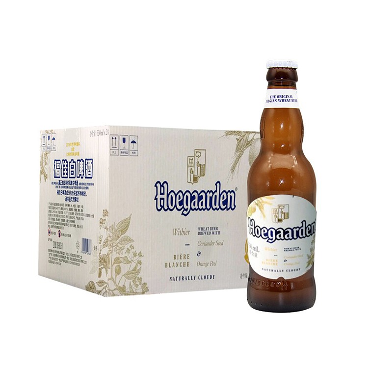 福佳（Hoegaarden）福佳小麦白啤酒 330ml*24瓶 整箱装