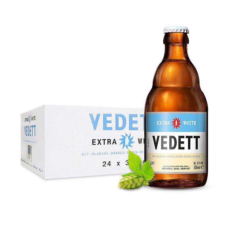 白熊（Vedett Extra White）比利时 原瓶进口 精酿 白熊啤酒 330ml24瓶